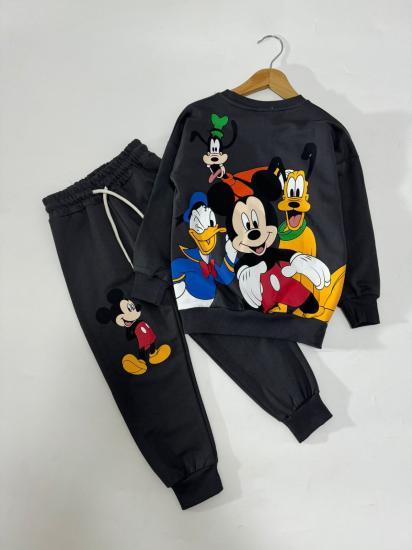 Mickey Mouse Sırtı Baskılı Erkek Eşofman Takımı