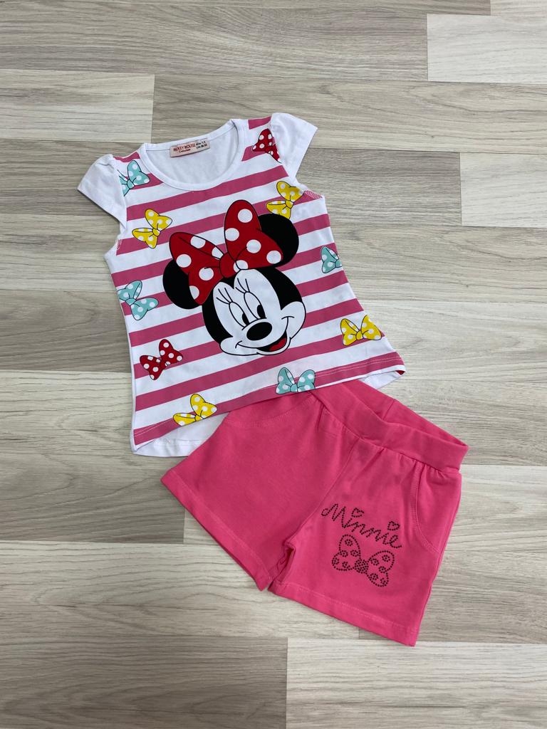 Mickey%20Desenli%20Şortlu%20Kız%20Takım